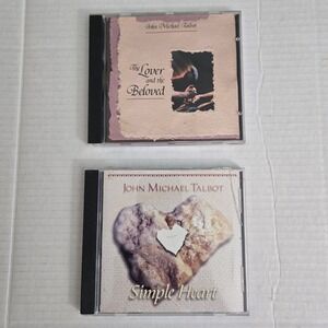 John Michael Talbot CD Lot 2 Simple Heart The Lover and the Beloved Folk